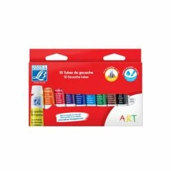 Top 10 ⌛ Lefranc Bourgeois Gouache Tube Gouache étui Carton De 10 Tubes De 10ml Assortis 🧨
