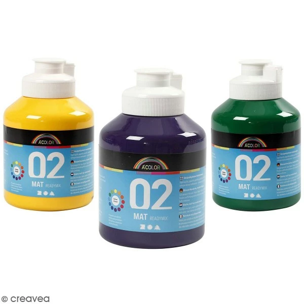 Budget 🤩 Creativ Company Peinture Acrylique A-Color Peinture Acrylique Mate A-Color - 500 Ml 🎁 1 Budget 🤩 Creativ Company Peinture Acrylique A-Color Peinture Acrylique Mate A-Color - 500 Ml 🎁