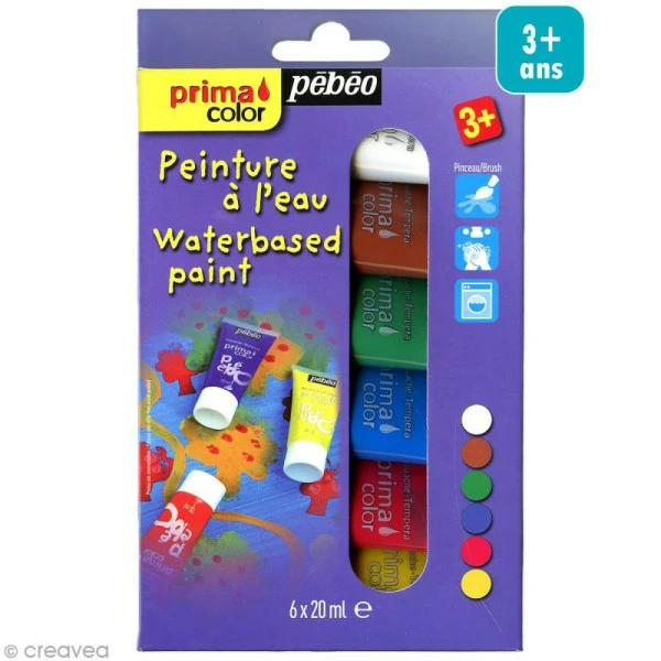 Acheter 👍 Pébéo Gouache Tube Kit Découverte Peinture à L'eau - Primacolor 20ml - 6 Tubes 💯 1 Acheter 👍 Pébéo Gouache Tube Kit Découverte Peinture à L'eau - Primacolor 20ml - 6 Tubes 💯