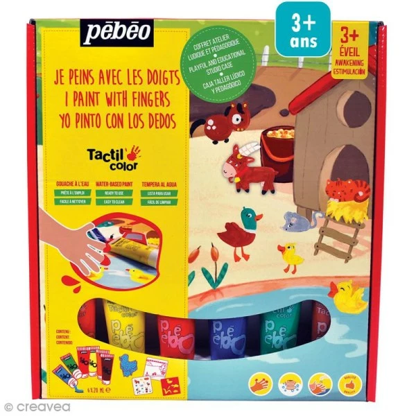 Le moins cher đ Peinture Au Doigt Coffret Peinture Aux Doigts PĂ©bĂ©o - Animaux De La Ferme - A Partir De 3 Ans â€ïž 1 Le moins cher đ Peinture Au Doigt Coffret Peinture Aux Doigts PĂ©bĂ©o - Animaux De La Ferme - A Partir De 3 Ans â€ïž