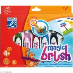 De gros ✨ Lefranc Bourgeois Pinceau Enfant Et Accessoires Pinceau Feutre Magic Brush X 6 😉