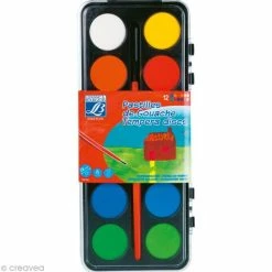 Les meilleures critiques de 💯 Gouache Pastille Boite De Peinture Lefranc Bourgeois - 12 Pastilles De Gouache - 1 Pinceau 🌟