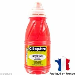 Remise 🥰 Cléopâtre Gouache Liquide Enfant Gouache Peinture NEFERTARI Fluo Rouge 250 Ml 🥰