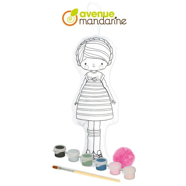 Nouveau 😀 Avenue Mandarine Kit Créatif Poupée à Peindre - Laureen 😉 3 Nouveau 😀 Avenue Mandarine Kit Créatif Poupée à Peindre - Laureen 😉 – Image 3