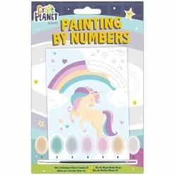 Budget 👍 Docrafts Papermania Peinture Numéro Peinture Au Numéro Pour Enfant - Licorne - 17,5 X 12,5 Cm 👏