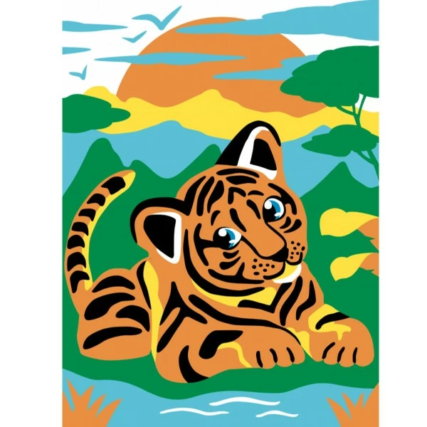 Budget 🌟 OZ International Peinture Numéro Kit Peinture Par Numéros Enfant - Tifou Le Tigre - A Partir De 4 Ans 🌟 2 Budget 🌟 OZ International Peinture Numéro Kit Peinture Par Numéros Enfant - Tifou Le Tigre - A Partir De 4 Ans 🌟 – Image 2