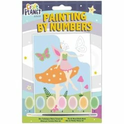 Grosses soldes ❤️ Docrafts Papermania Peinture Numéro Peinture Au Numéro Pour Enfant - Fée - 17,5 X 12,5 Cm 🎁