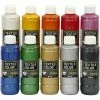 Remise 👍 Creativ Company Peinture Acrylique A-Color Assortiment Peinture Textile Métallique - 10 X 250 Ml 👍