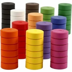 Meilleur prix 🧨 Creativ Company Gouache En Godet Gouache, Pastilles, D: 44 Mm, H: 16 Mm, 72 Pièces 😍