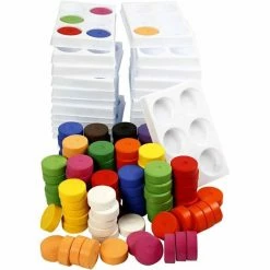 Tout neuf 😉 Creativ Company Gouache En Godet Gouache - Assortiment, D: 44 Mm, H: 16 Mm, 1 Set, Couleurs Assorties 🥰