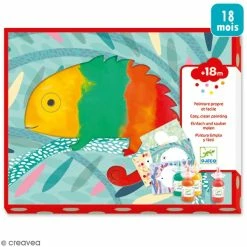 Tout neuf 🔔 Djeco Kit Peinture Au Doigt - Petite Barbouille - 8 Pcs 🛒